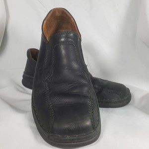 joseph seibel mens shoes size 10.5 US size 44 Eu black leather dress loafers